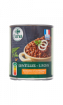Lentilles cuisinées à l'Auvergnate...