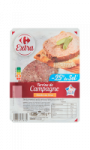 Terrine de campagne taux de sel réduit Carrefour Extra