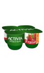 Yaourt fraise bifidus Activia