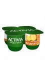 Yaourt aux fruits bifidus ananas Activia