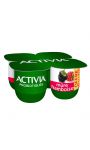 Yaourt aux fruits bifidus mûre framboise Activia