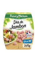 Dés de jambon -25% de sel Fleury Michon