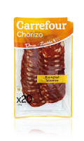 Chorizo doux espagnol en tranches Carrefour