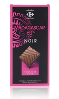 Tablette Cacao Noir Madagascar Selection Carrefour