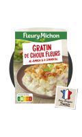 Gratin de Choux-Fleurs au Jambon Fleury Michon
