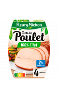 Rôti de Poulet 100% Filet Fleury Michon