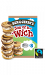 Ben & Jerry's Glace Son of a Wich Cookie Dough x8 240ml Ben & Jerry's Glace Son of a Wich Cookie Dough x8 240ml