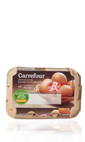 6 Oeufs Label Rouge Calibre Moyen Carrefour