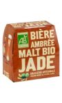Bière bio ambrée malt Jade
