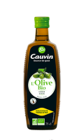 Huile d\'olive bio fruitée vert Cauvin