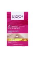 Bandes de cire froide jambes & corps Laurence Dumont