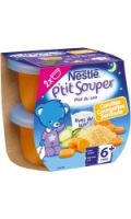 Plat bébé 6+ mois carottes courgettes Nestlé P'tit Souper