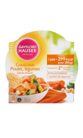 Couscous poulet et légumes Gayelord Hauser