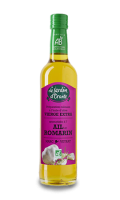 Huile d'olive vierge extra Bio saveur Ail & Romarin Le Jardin d'Orante