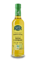 Huile d'olive vierge extra Bio saveur Thym et 2 Citrons Le Jardin d'Orante Huile d'olive vierge extra Bio saveur Thym et 2 Citrons Le Jardin d'Orante
