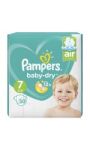 Couches taille 7 : 15kg + PAMPERS