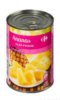 Ananas au jus d\'ananas Carrefour
