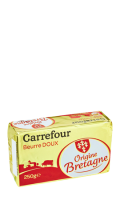Beurre doux Carrefour