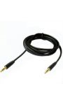 Câble audio jack 3.5 mm - PSJAC120BK - Noir POSS