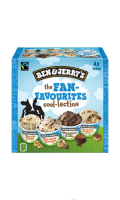 Glace The Fan Favourites cool-lection Ben & Jerry's Glace The Fan Favourites cool-lection Ben & Jerry's