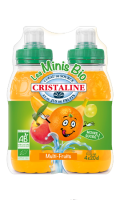 Minis Bio de Cristaline au jus multi fruits 4x20cl Minis Bio de Cristaline au jus multi fruits 4x20cl