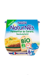 Repas bébé dès 8 mois Parmentier de canard Bio Nestle Naturnes