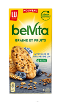 Biscuits myrtilles et graines de lin Belvita Biscuits myrtilles et graines de lin Belvita
