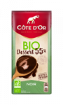 Tablette de chocolat noir Dessert 55% bio Côte d\'Or
