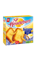 Biscottes La Bretonne beurre & pointe de sel Heudebert
