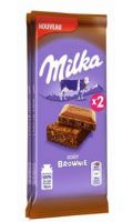 Tablette de chocolat goût brownie Milka