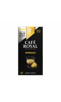 Café en capsules en aluminium Espresso Café Royal