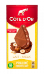 Tablette de chocolat au Lait praliné croustillant Côte d\'Or