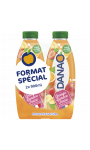 Jus de fruits lacté orange, banane, fraise sans sucres ajoutés format spécial Danao