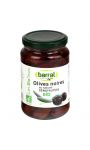 Olives noires au naturel dénoyautées bio Barral