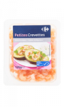 Petites crevettes décortiquées Carrefour