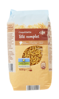 Coquillettes au blé complet Filière Qualité Carrefour Coquillettes au blé complet Filière Qualité Carrefour