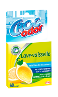 Désodorisant lave-vaisselle aux extraits naturels de citron Croc\'odor