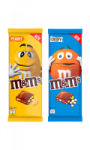 Tablette de chocolat au lait Peanut ou Crispy M&M\'s