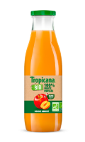 Jus de fruits Bio pomme abricot sans sucres ajoutés Tropicana