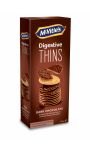 Biscuit Digestive Thins chocolat noir Mc Vitie's