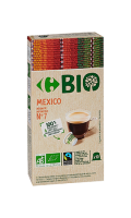 Capsules de café Mexico bio Carrefour Bio