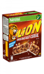 Barres de céréales caramel chocolat Lion